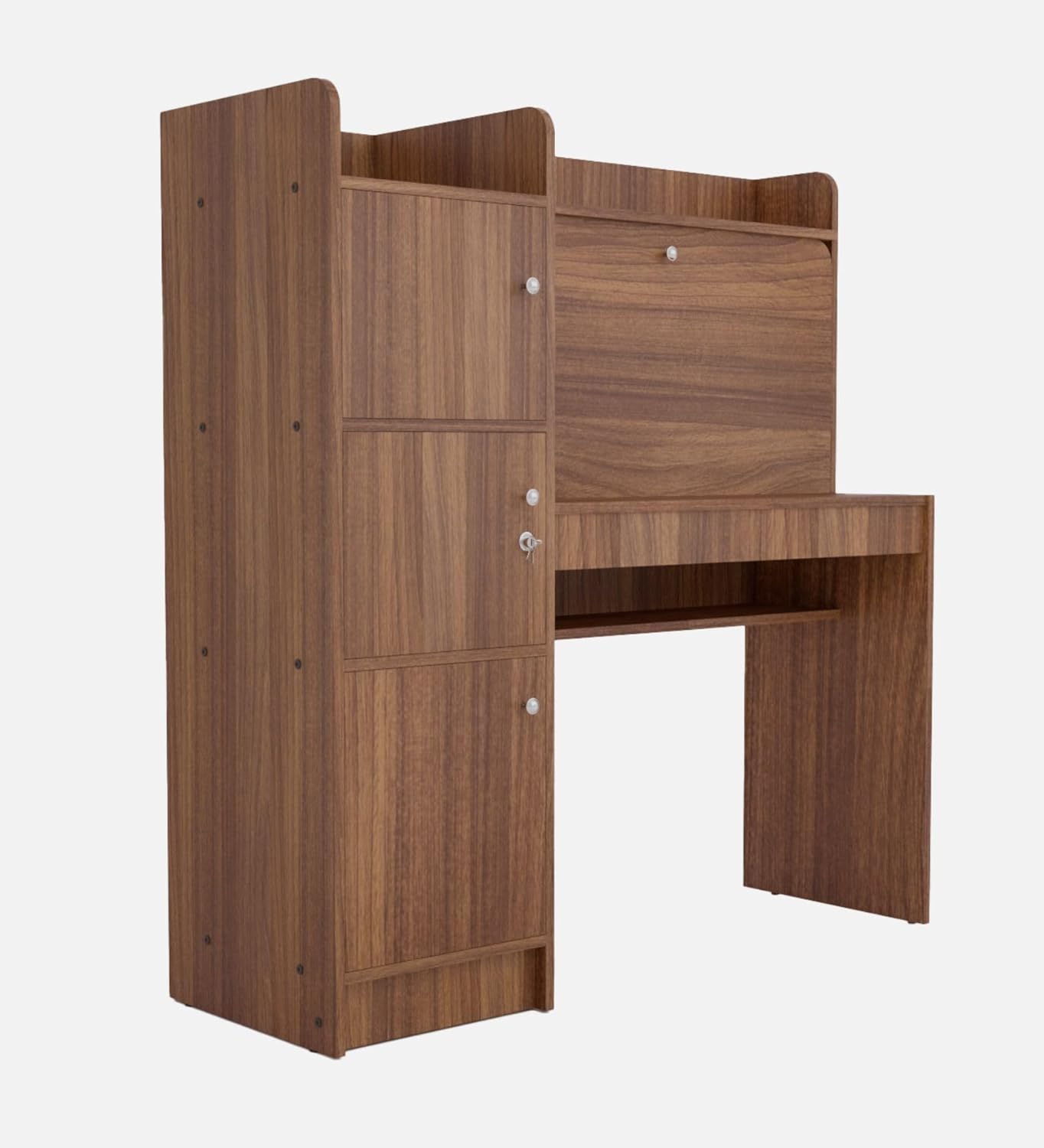 3 Door Engineered Wood Office Table | Multi-Purpose Study Table