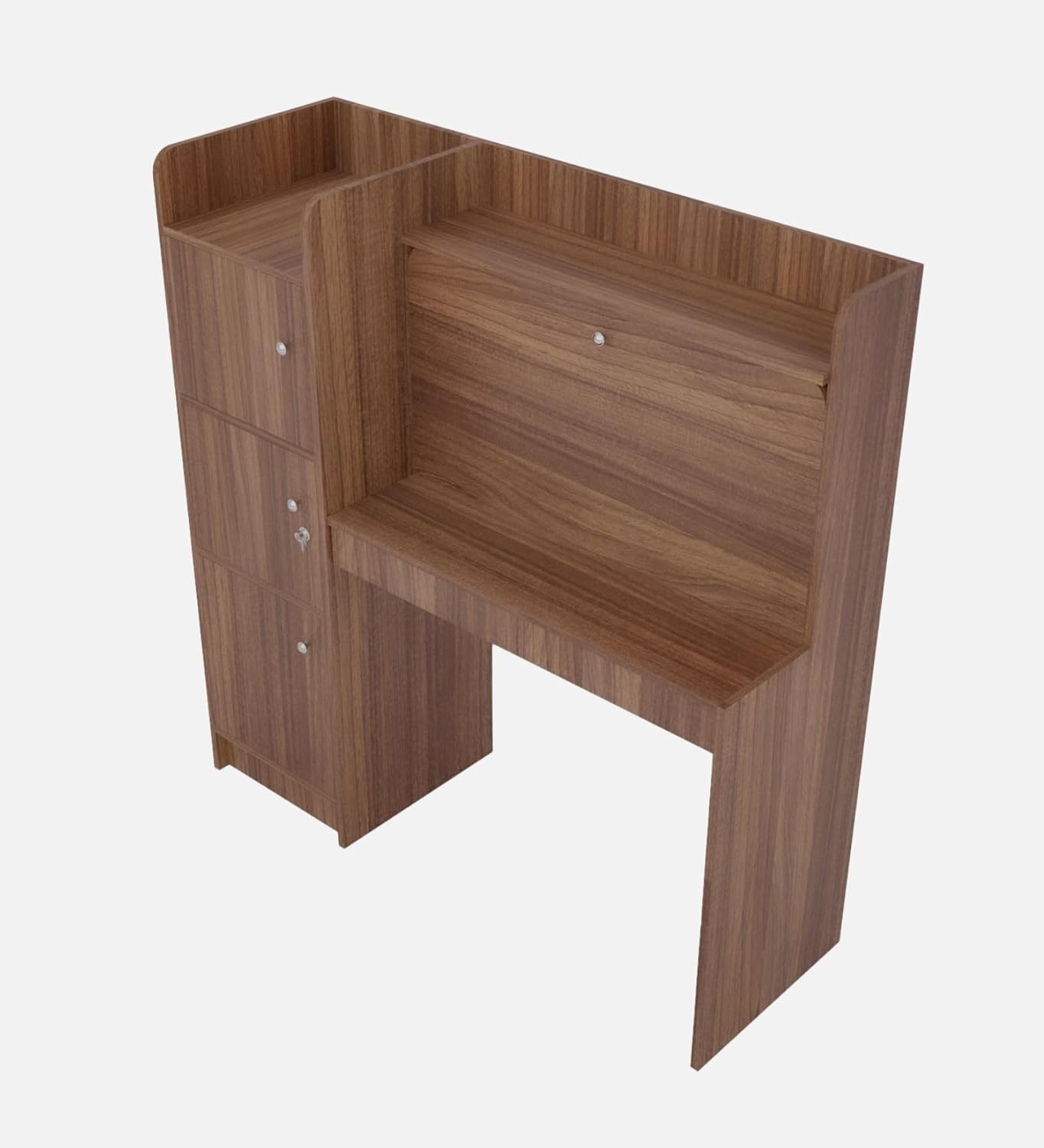 3 Door Engineered Wood Office Table | Multi-Purpose Study Table