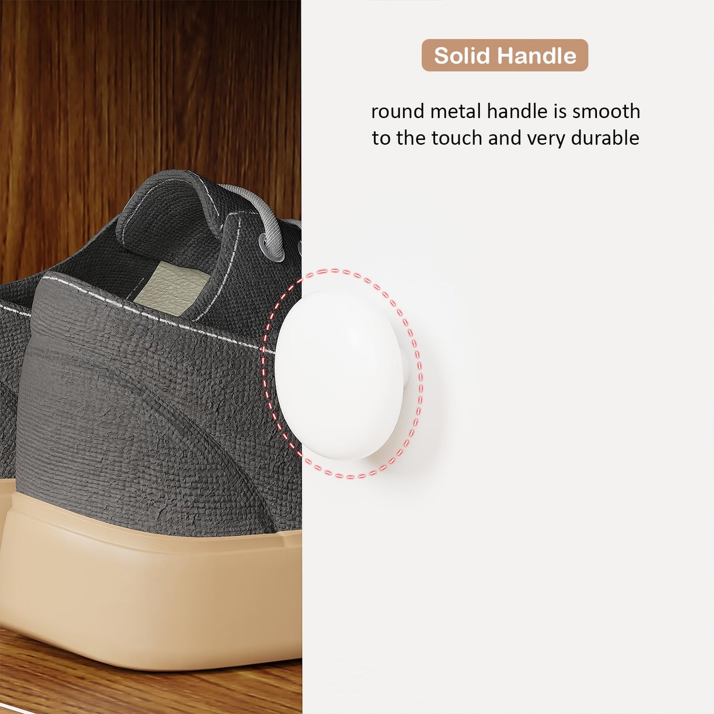Wooden Shoe Rack with Door | Multi-Layer Footwear Storage Unit