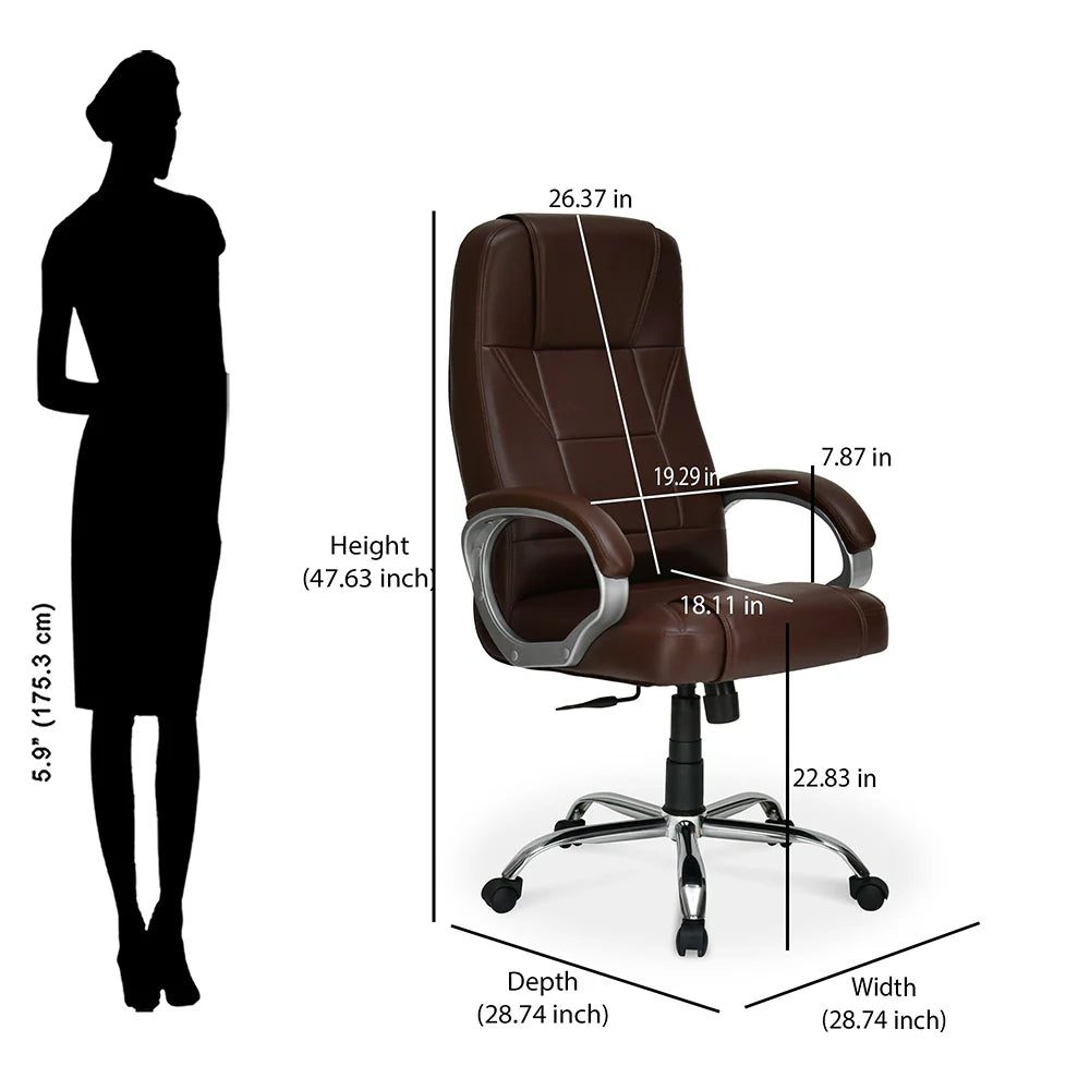 High Back Ergonomic Office Chair | Comfortable Work Seating