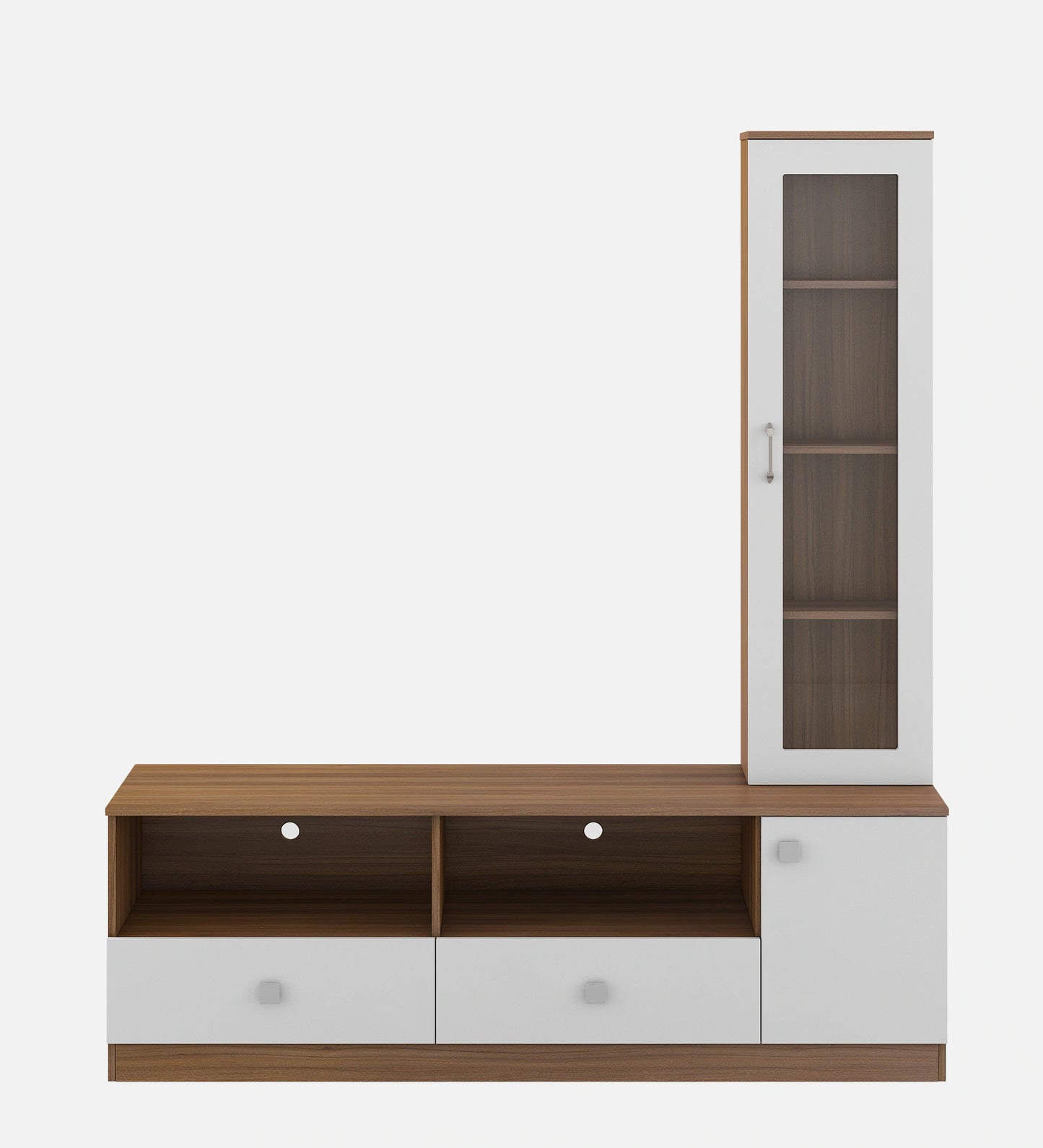 Exotic Teak & Frosty White Finish