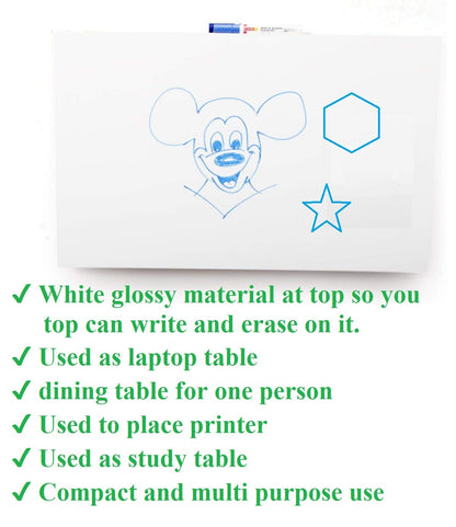 Compal Wall Mounted Foldable Study Table – Space-Saving Laptop & Office Desk