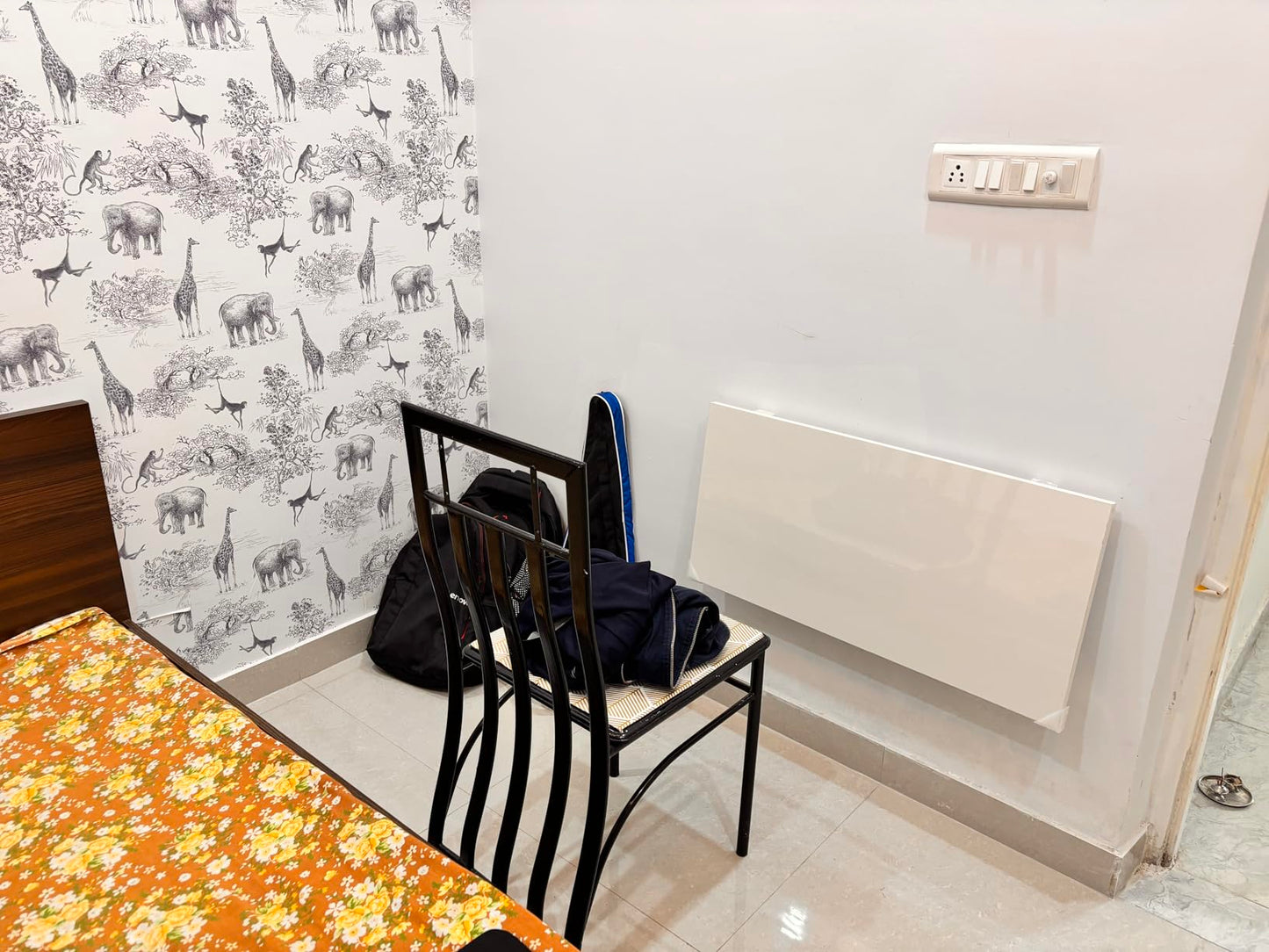 Premium Wall Mounted Folding Table | Oak Brown Finish | Free Installation in Mumbai & Navi Mumbai | Space-Saving Study/Work Desk by Verbal Home