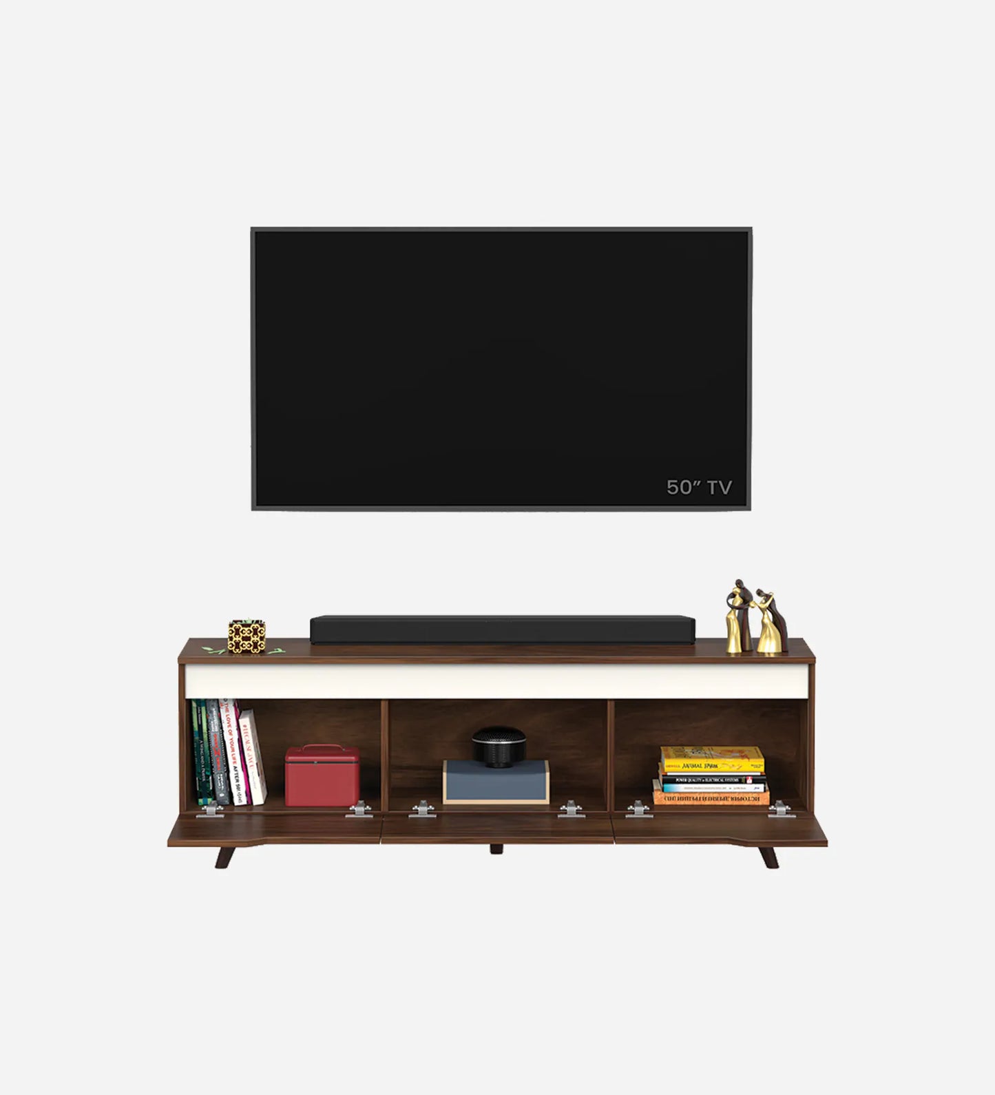 Blesky Mini TV Unit — Brown Maple