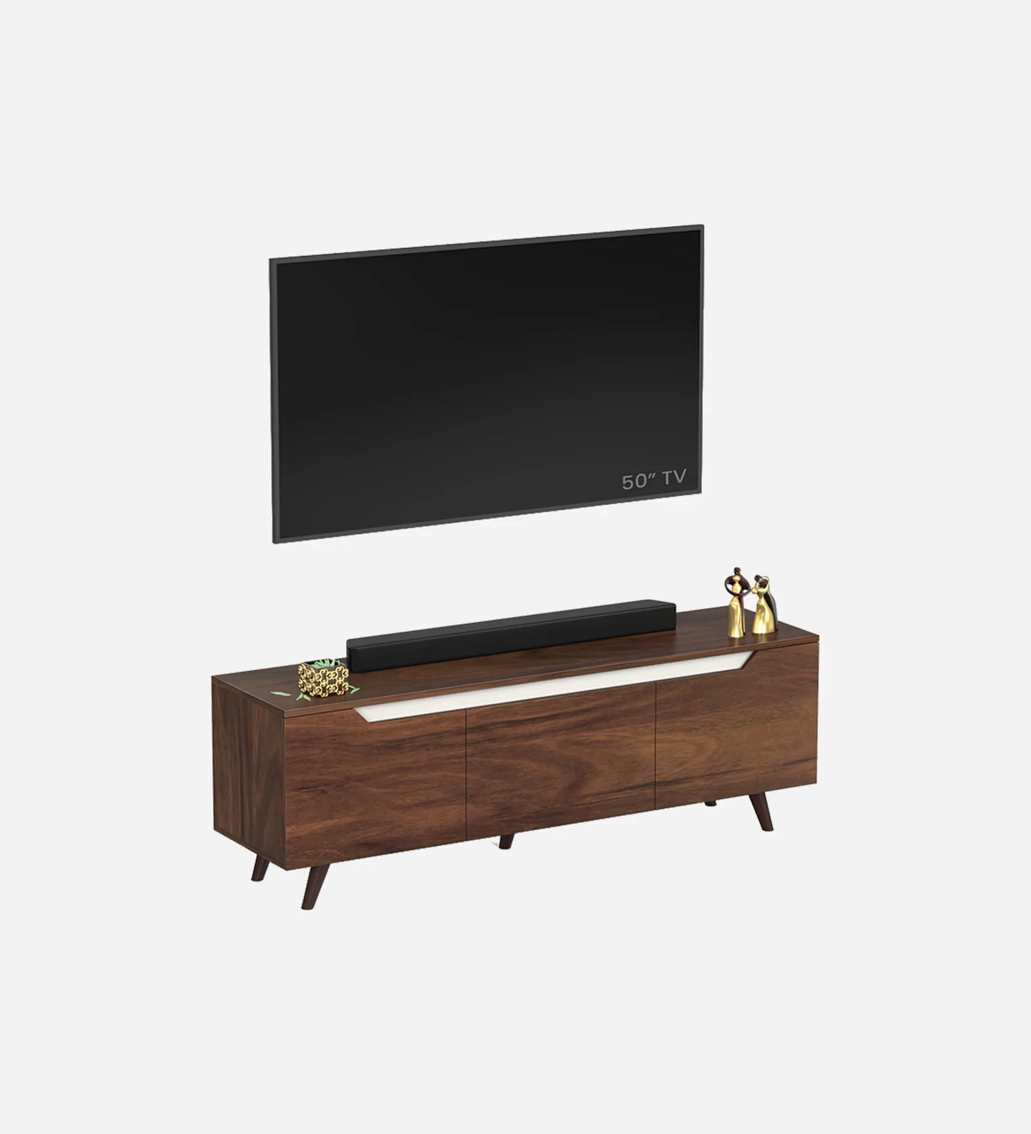 Blesky Mini TV Unit — Brown Maple