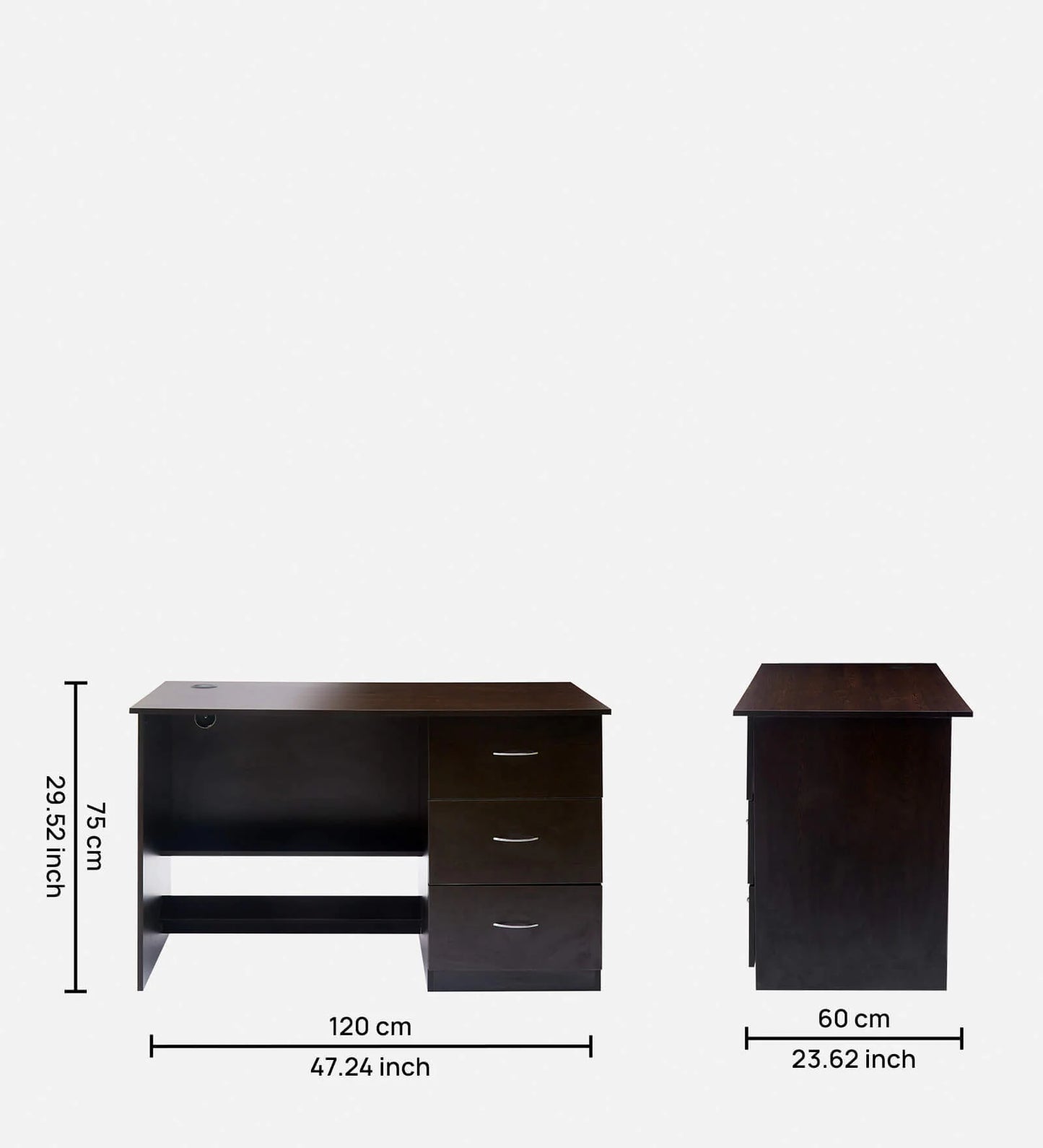 Verbal Home Nexus Study Table – Wenge Finish