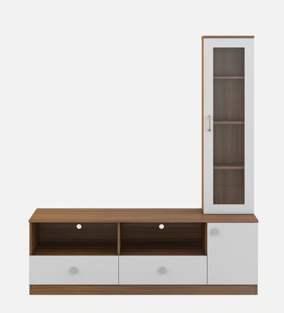 Exotic Teak & Frosty White Finish