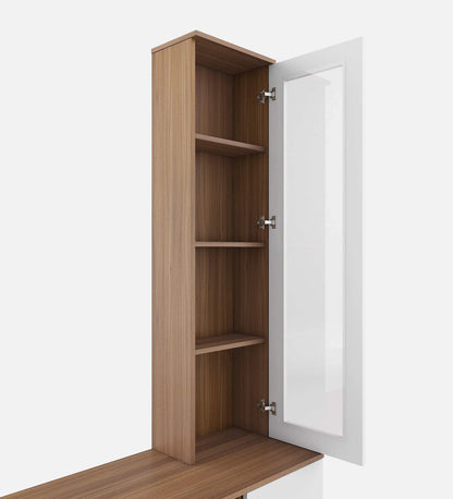 Exotic Teak & Frosty White Finish