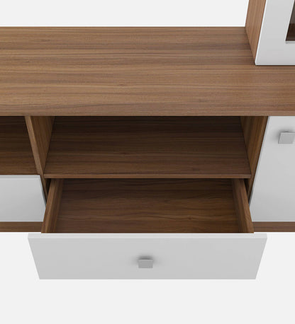 Exotic Teak & Frosty White Finish