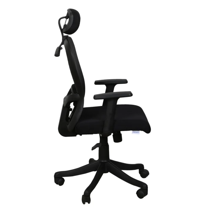 Brandon Breathable Mesh Ergonomic Chair in Black Colour Free Delivery | COD Available In Mumbai - Image 5